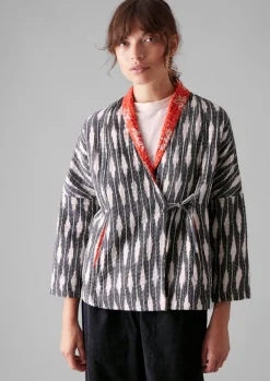 Women TOAST Gowns|Nightwear*Repurposed Ikat Kantha Jacket