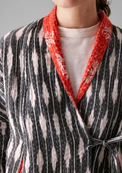 Women TOAST Gowns|Nightwear*Repurposed Ikat Kantha Jacket