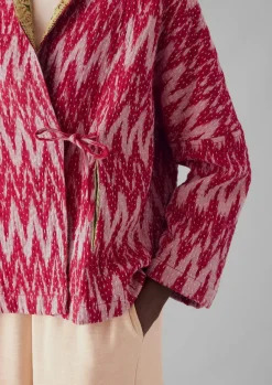 Women TOAST Gowns|Nightwear*Repurposed Ikat Kantha Jacket
