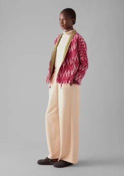 Women TOAST Gowns|Nightwear*Repurposed Ikat Kantha Jacket