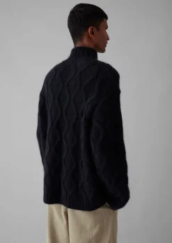 TOAST Knitwear*Roll Neck Cable Knit Sweater