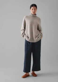 Women TOAST Jersey|Cashmere*Roll Neck Wool Cashmere Sweater