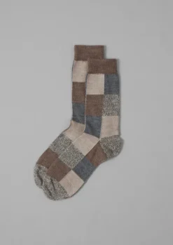 Women TOAST Socks & Tights*Rove Patchwork Wool Socks