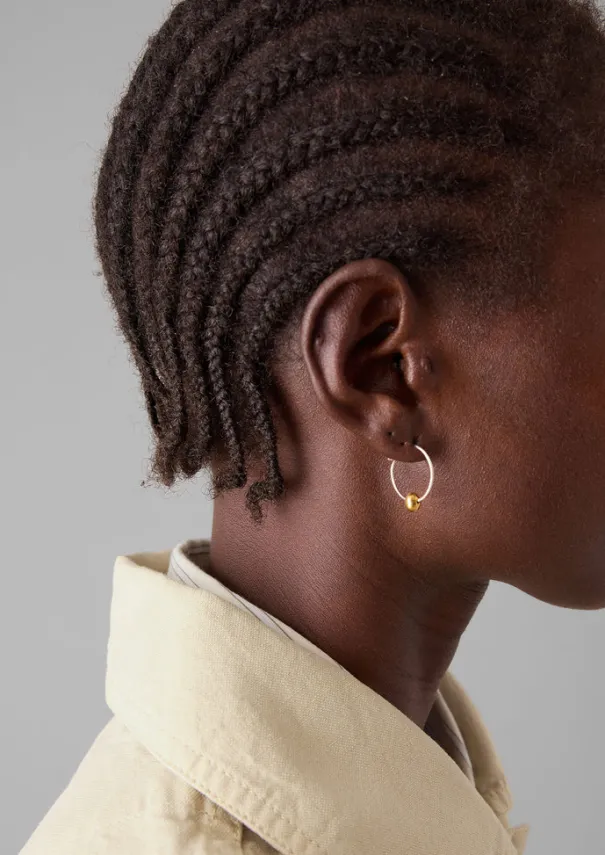 Women TOAST Jewellery*Sally Lacock Seed Hoop Earrings