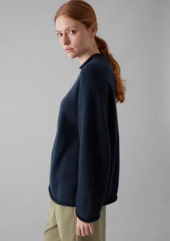 Women TOAST Jersey|Cashmere*Seamless Recycled Cashmere Sweater