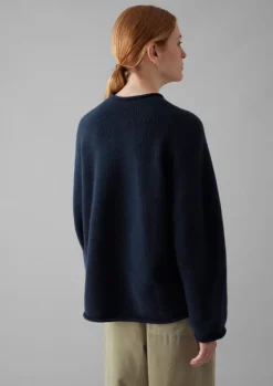 Women TOAST Jersey|Cashmere*Seamless Recycled Cashmere Sweater