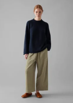 Women TOAST Jersey|Cashmere*Seamless Recycled Cashmere Sweater