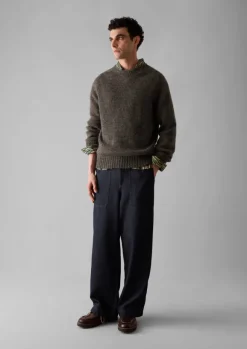 TOAST Knitwear*Seamless Shetland Wool Sweater