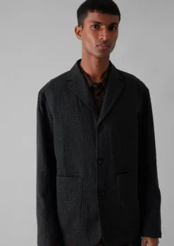 TOAST Coats & Jackets*Seersucker Wool Cotton Blazer