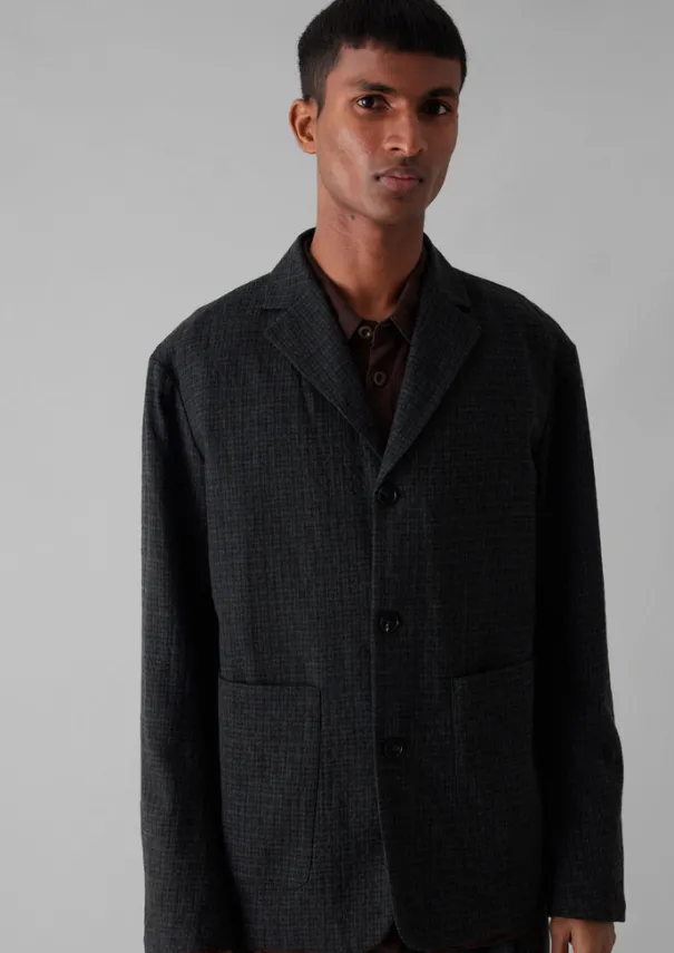 TOAST Coats & Jackets*Seersucker Wool Cotton Blazer