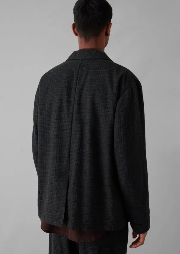 TOAST Coats & Jackets*Seersucker Wool Cotton Blazer