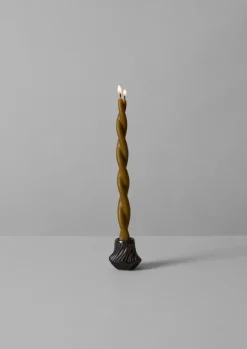 TOAST Candles & Holders*Skar Organics Beeswax Twist Dinner Candle