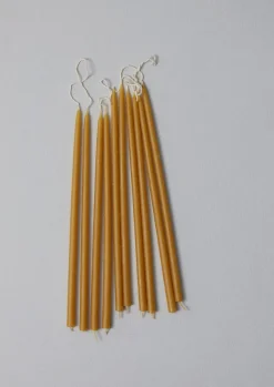 TOAST Candles & Holders*Skar Organics Slim Beeswax Dinner Candle Set