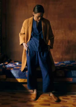 Women TOAST Nightwear*Sketched Check Cotton Pyjama Trousers