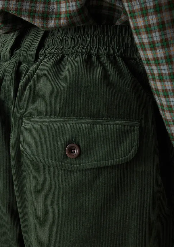 TOAST Cord|Trousers*Soft Organic Cord Drawstring Trousers