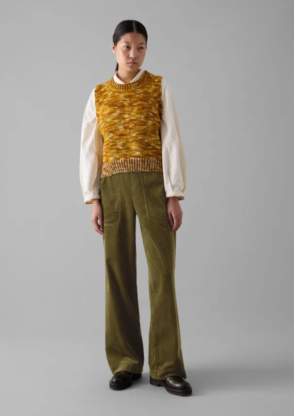 Women TOAST Knitwear*Space Dyed Wool Knitted Tank