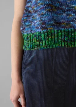 Women TOAST Knitwear*Space Dyed Wool Knitted Tank