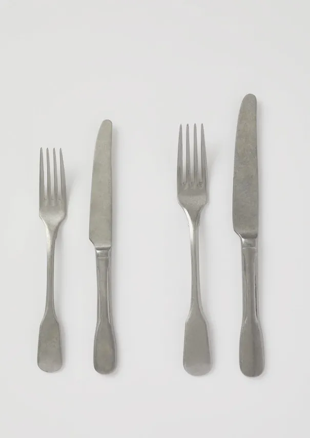 TOAST Kitchen|Tableware*Stonewashed Small Knife and Fork Set
