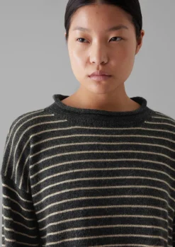 Women TOAST Loungewear|Tops & Tees*Stripe Alpaca Wool Sweater