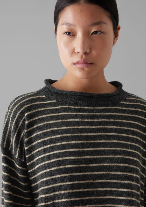 Women TOAST Loungewear|Tops & Tees*Stripe Alpaca Wool Sweater
