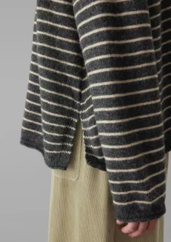 Women TOAST Loungewear|Tops & Tees*Stripe Alpaca Wool Sweater