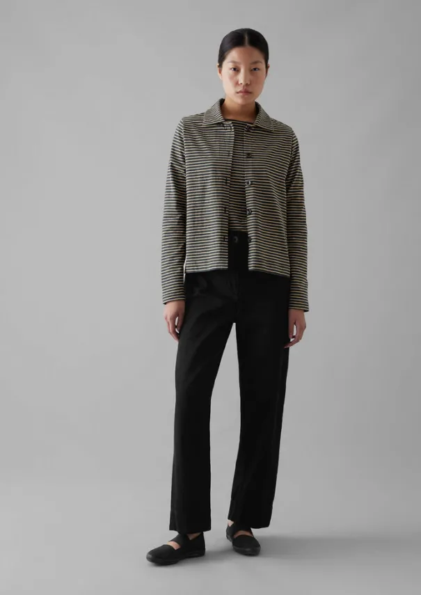 Women TOAST Jersey|Shirts*Stripe Cotton Jersey Shirt