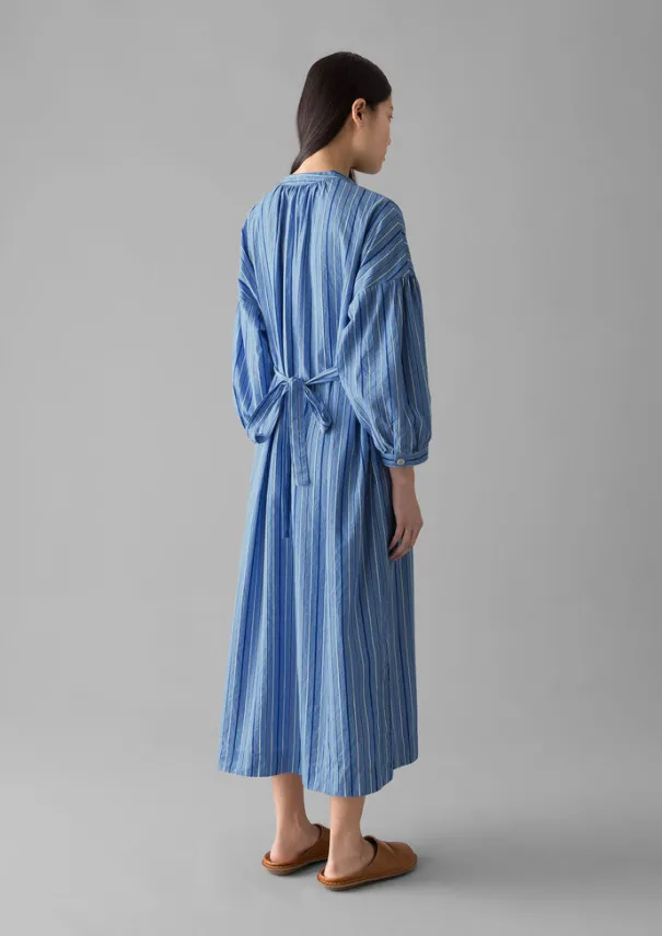 Women TOAST Dresses*Stripe Poplin Gathered Dress