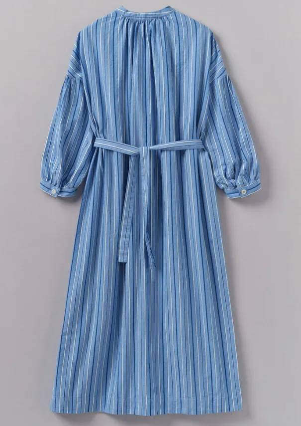 Women TOAST Dresses*Stripe Poplin Gathered Dress