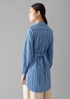Women TOAST Tops & Tees*Stripe Poplin Wrap Front Shirt