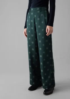 Women TOAST Trousers*Sun and Moon Jacquard Trousers