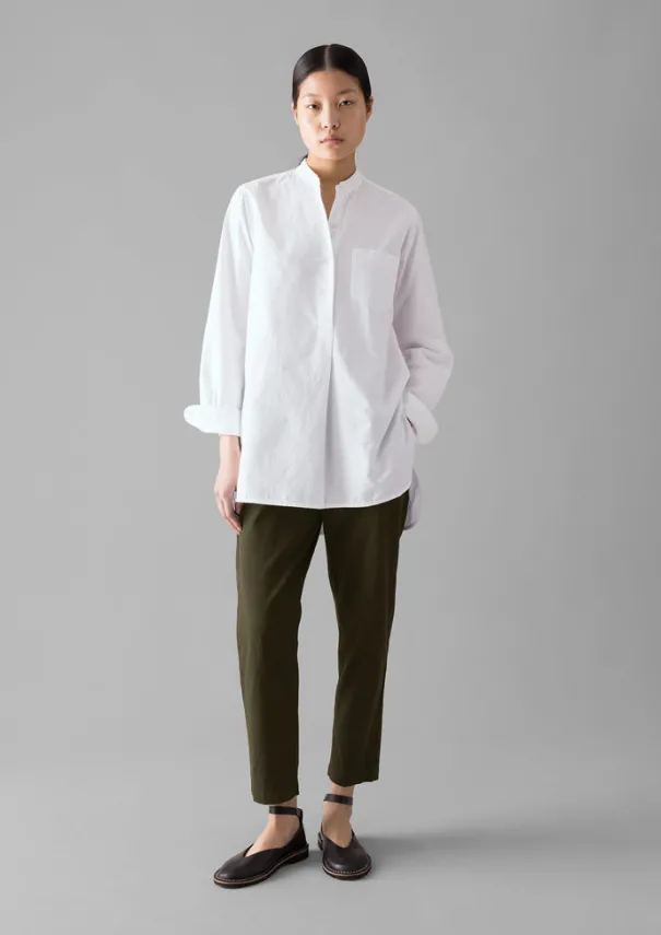 Women TOAST Workwear|Shirts*Taro Cotton Oxford Long Shirt