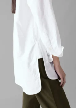 Women TOAST Workwear|Shirts*Taro Cotton Oxford Long Shirt