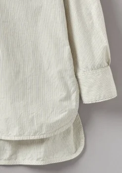 Women TOAST Tops & Tees*Taro Stripe Organic Cotton Poplin Shirt