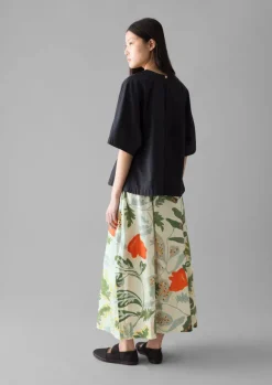 Women TOAST Tops & Tees*Textured Cotton Poplin V-Neck Top