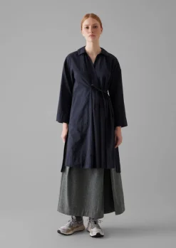 Women TOAST Shirts|Tops & Tees*Textured Cotton Poplin Wrap Shirt