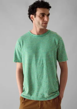 TOAST Tops & Tees*Theo Organic Cotton Stripe Short Sleeve Tee
