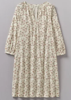 Women TOAST Nightwear|Loungewear*Trellis Floral Block Print Nightdress