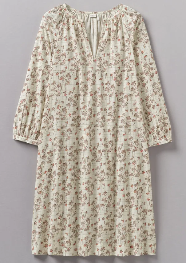 Women TOAST Nightwear|Loungewear*Trellis Floral Block Print Nightdress