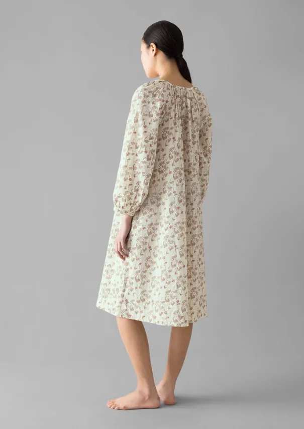 Women TOAST Nightwear|Loungewear*Trellis Floral Block Print Nightdress