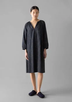 Women TOAST Nightwear|Loungewear*Trellis Floral Block Print Nightdress