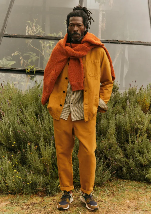 TOAST Knitwear*V-Neck Donegal Wool Cardigan