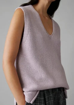 Women TOAST Linen|Loungewear*V-Neck Linen Cotton Knitted Tank
