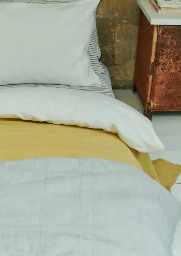TOAST Textiles|Bed Linen*Washed Linen Cotton Duvet Cover