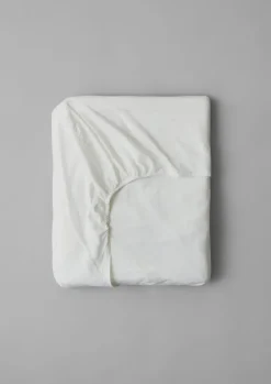 TOAST Textiles|Bed Linen*Washed Linen Cotton Fitted Sheet