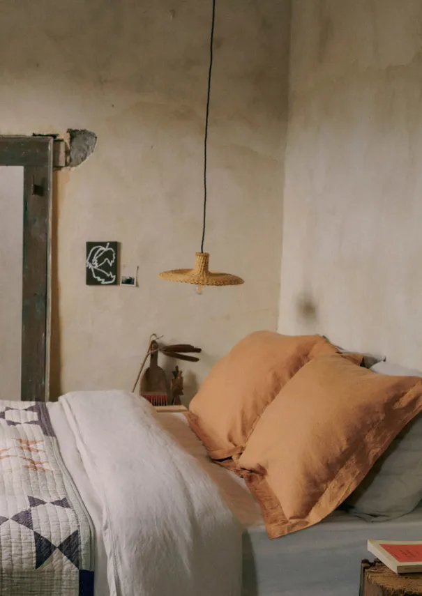 TOAST Textiles|Bed Linen*Washed Linen Cotton Oxford Pillowcase Set