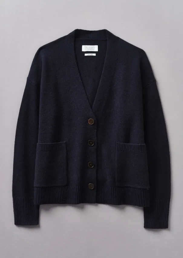 Women TOAST Cashmere|Knitwear*Wool Cashmere Boxy Cardigan