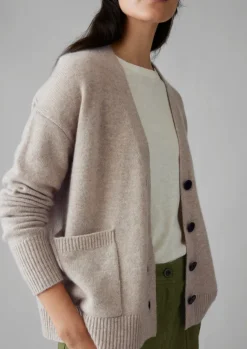 Women TOAST Cashmere|Knitwear*Wool Cashmere Boxy Cardigan