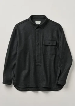 TOAST Shirts*Wool Cashmere Overshirt