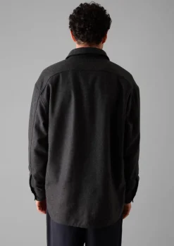 TOAST Shirts*Wool Cashmere Overshirt