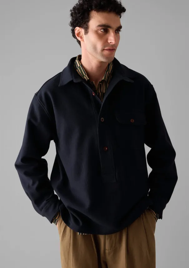TOAST Shirts*Wool Cashmere Overshirt